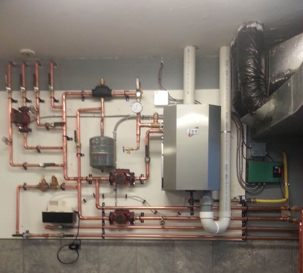 Trinity boiler install
