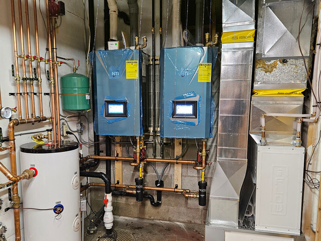 boiler and air handler