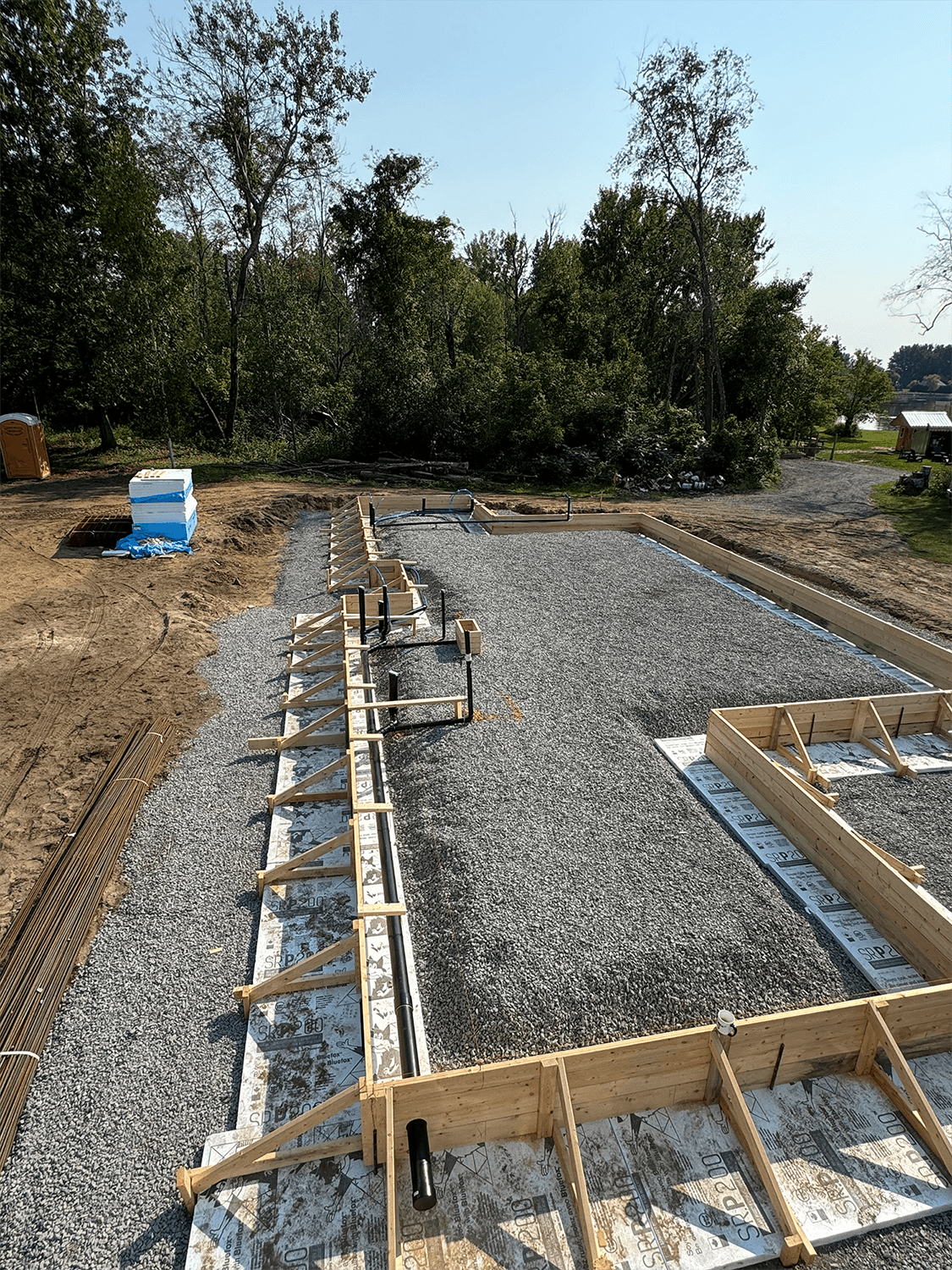 underground rough in